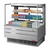 Turbo Air TOM-48L-UFD-S-3S-N 15.2 Cu. Ft. Stainless Steel 2 Shelves Horizontal Open Display Merchandiser - 115 Volts