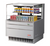 Turbo Air TOM-36L-UFD-S-2S-N 7.5 Cu. Ft. Stainless Steel 1 Shelf Low-Profile Horizontal Open Display Merchandiser - 115 Volts
