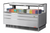 Turbo Air TOM-60L-UFD-S-1S-N 8 Cu. Ft. Stainless Steel Deck Only Horizontal Open Display Merchandiser - 115 Volts