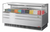 Turbo Air TOM-72L-UF-S-1S-N 9.7 Cu. Ft. Stainless Steel Deck Only Horizontal Open Display Merchandiser - 220 Volts