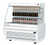 Turbo Air TBA49-50N-W(B) 5.7 Cu. Ft. 2 Shelves Horizontal Open Display Case - 115 Volts
