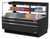 Turbo Air TOM-60L-UFD-S-2S-N 13 Cu. Ft. Stainless Steel 1 Shelf Horizontal Open Display Merchandiser - 115 Volts