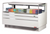 Turbo Air TOM-60L-UFD-W(B)-1S-N 8 Cu. Ft. Low-Profile Horizontal Open Display Merchandiser - 115 Volts