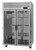 Turbo Air PRO-50H-GS(SG)-PT 48.7 Cu. Ft. Stainless Steel Pass-Thru Two-Section PRO Series Heated Cabinet - 208/230-115 Volts