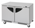 Turbo Air TUF-48SD-FB-N 14.8 Cu. Ft. Stainless Steel 2 Solid Hinged Doors Super Deluxe Series Undercounter Freezer - 115 Volts