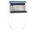 Follett LLC VU155B8RP 150 Lbs. Stainless Steel In-Counter Vision Ice or Beverage Dispenser - 115 Volts