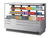 Turbo Air TOM-72L-UFD-S-3S-N 23.4 Cu. Ft. Stainless Steel Low-Profile Horizontal Open Display Merchandiser - 220 Volts