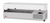 Turbo Air CTST-1200G-13-N 47.25" L Stainless Steel E-Line Countertop Salad Table with Clear Hood - 115 Volts