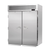 Turbo Air PRO-50H-RT 80.22 Cu. Ft. Stainless Steel Roll-Thru Two-Section Heated Cabinet PRO Series - 208/230-115 Volts
