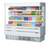 Turbo Air TOM-60MSEW(B)-N 17.2 Cu. Ft. Medium-Height Vertical Air Curtain Open Display Merchandiser - 115 Volts