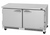 Turbo Air PUR-60-FB-N 14.8 Cu. Ft. Stainless Steel Solid PRO Series Undercounter Refrigerator - 115 Volts