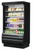 Turbo Air TOM-40B-SP(-A)-N 14.4 Cu. Ft. Black Vertical Open Display Merchandiser - 115 Volts