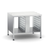 RATIONAL 60.31.086 26.38" H Stainless Steel Open Cabinet With Pan Slides Stand II Stationary Oven Stand