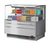Turbo Air TOM-48L-UF-S-2S-N 10.2 Cu. Ft. Stainless Steel Low-Profile Horizontal Open Display Merchandiser - 115 Volts
