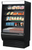 Turbo Air TOM-36DXB-SP(-A)-N 17.1 Cu. Ft. Black Extra Deep Vertical Open Display Merchandiser - 115 Volts