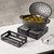 American Metalcraft BTH1 9.25" L Black Stainless Steel Crate