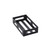 American Metalcraft BTH1 9.25" L Black Stainless Steel Crate