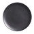 American Metalcraft MCP11BK 11.5" L Matte Black Round Melamine Coupe Plate