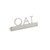 American Metalcraft SSO3 1.25" H Silver Stainless Steel Oat Sign