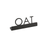 American Metalcraft SBO3 1.25" H Black Stainless Steel Oat Sign