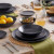 American Metalcraft MCB24BK 24 Oz. Matte Black Round Melamine Bowl