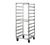 New Age 95048 10 Trays Aluminum Open Sides with Slides Mobile Tray Rack