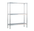 New Age 1288 80" W x 18" D x 76" H Aluminum 3 Shelves Keg Rack