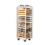 New Age 1817C 40 Pans Aluminum Double Side Load Adamatic and Revent Roll In Oven Rack