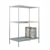 New Age 51170 54" W x 34" D Aluminum Double Deep Keg Rack