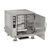 FWE ETC-UA-4PH 4 Pairs Stainless Steel Non-Insulated Mobile Undercounter Proofer or Heater Cabinet - 120 Volts