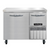 Continental Refrigerator RA43SN 9.6 Cu. Ft. Stainless Steel 2 Doors Refrigerated Base Shallow Depth Worktop Unit - 115 Volts