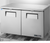 True TUC-48C-HC Stainless Steel 2 Sections Undercounter Refrigerator - 115 Volts