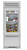 True TR-30RBF-R-SG-A 1 Section Stainless Steel Glass Door Upright Refrigerated and Freezer Column with Built In Ice Maker - 115 Volts