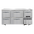 Continental Refrigerator FA60SN-U-D 60"W Undercounter Shallow Depth Freezer Base - 115 Volts