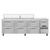 Continental Refrigerator RA93SN18-D 25.6 Cu. Ft. Stainless Steel 1 Door and 6 Drawers Refrigerated Base Shallow Depth Sandwich Unit - 115 Volts