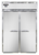Continental Refrigerator D2FINSAE 68.5" W Two-Section Roll-In Designer Line Extra-High Freezer - 115/208-230 Volts