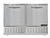 Continental Refrigerator UC48SN 8.6 Cu. Ft. Stainless Steel Solid Undercounter Refrigerator - 115 Volts