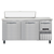 Continental Refrigerator RA68SN12 68" W Stainless Steel Refrigerated Base Shallow Depth Sandwich Unit - 115 Volts