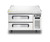 Migali C-CB36-HC 4.7 Cu. Ft. Stainless Steel 2 Drawers Competitor Series Refrigerated Equipment Stand or Chef Base - 115 Volts