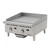 Migali C-G24T 24" W Stainless Steel Countertop Natural Gas Competitor Series Griddle - 50,000 BTU