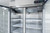 Migali C-2RG-HC 43.2 Cu. Ft. Stainless Steel Two-Section Reach-In Competitor Series Refrigerator - 115 Volts