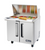 Migali C-SP36-15BT-HC 8.7 Cu. Ft. Stainless Steel Competitor Series Refrigerated Counter or Big Top Sandwich Prep Table - 115 Volts