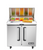 Migali C-SP36-15BT-HC 8.7 Cu. Ft. Stainless Steel Competitor Series Refrigerated Counter or Big Top Sandwich Prep Table - 115 Volts