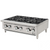 Migali C-HP-6B-36 36" W Stainless Steel Heavy-Duty 6 Burners Counter-Top Hot Plate - 192,000 BTU