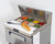 Migali C-SP27-8-D-HC 27.5" W Stainless Steel Two Drawers Sandwich Prep Table - 115 Volts