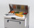 Migali C-SP27-8-D-HC 27.5" W Stainless Steel Two Drawers Sandwich Prep Table - 115 Volts