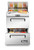 Migali C-SP27-8-D-HC 27.5" W Stainless Steel Two Drawers Sandwich Prep Table - 115 Volts