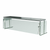 Advance Tabco NSGC-15-6WELL 93.06" W x 19.75" D x 18.75" H Stainless Steel Top Cafeteria Style Sleek Shield Food Shield with Adjustable Front Glass