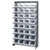 Quantum QPRS-207CL 36" W x 12" D x 63.5" H Sloped Single Sided Pick Rack