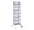 Quantum WS70-SS18AD-7S 18" W x 26"D x 74" H Single Sided Mobile Partition Wall Add-On Unit